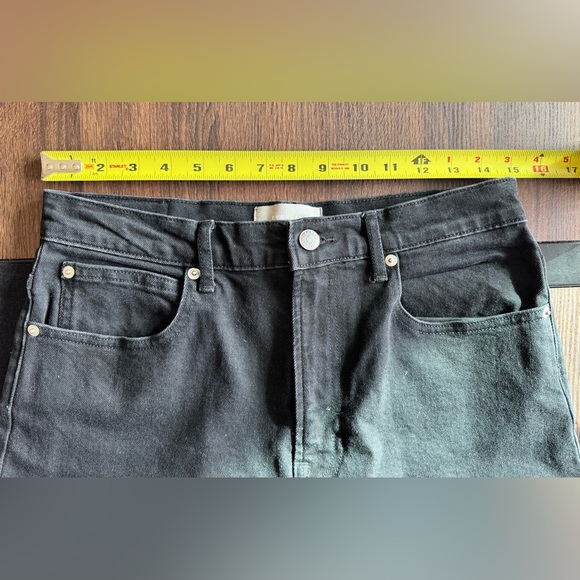 EVERLANE THE WAY HIGH JEAN - SIZE 28 BLACK - Picture 4 of 5